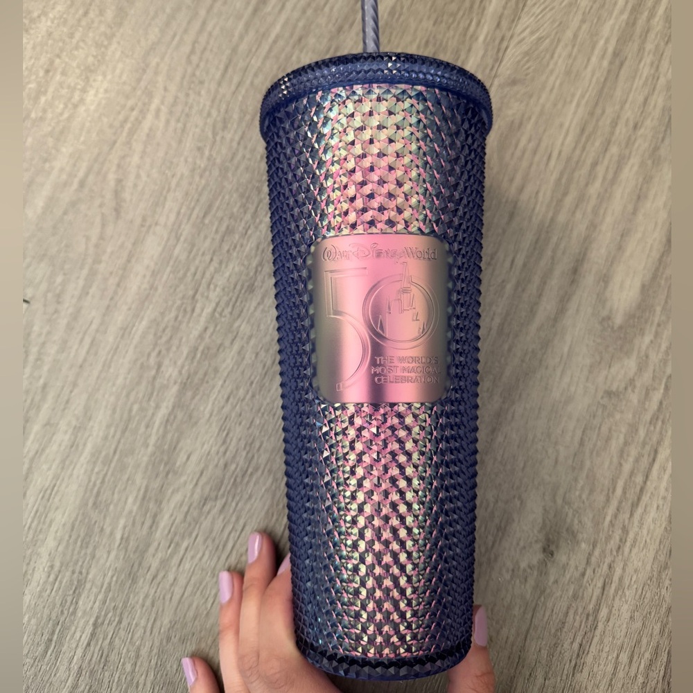 Starbucks WDW 50th Anniversary Geometric Tumbler - Picture 4 of 7